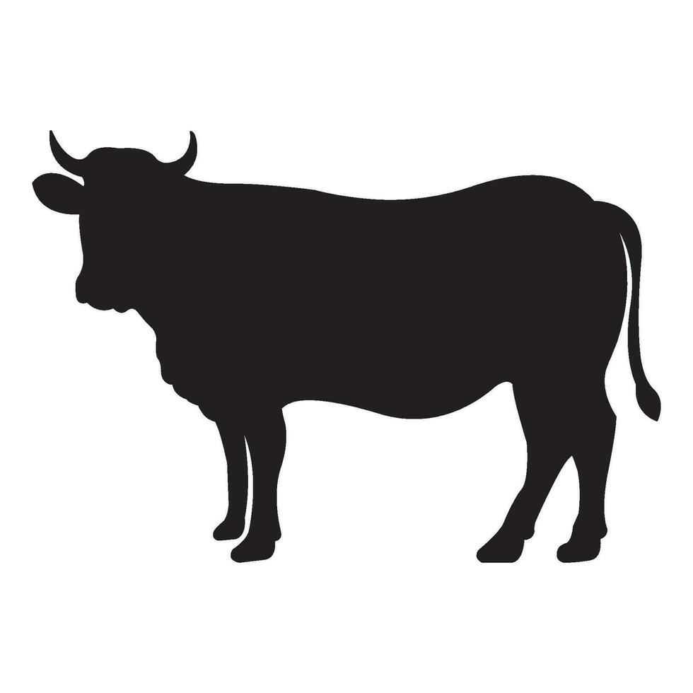 vaca ícone logotipo vetor Projeto modelo