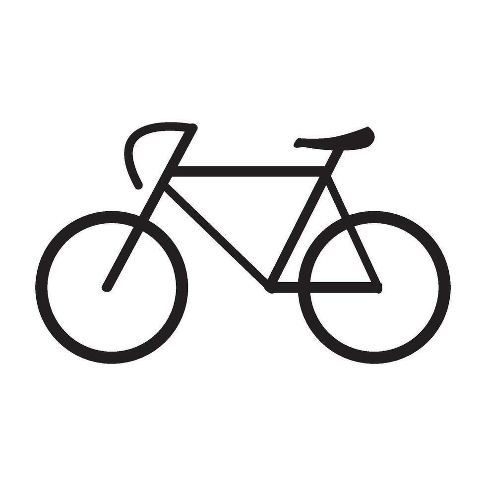 bicicleta ícone logotipo vetor Projeto modelo