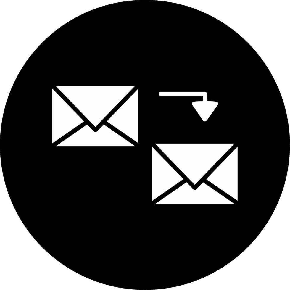 enviar ícone de vetor de e-mail