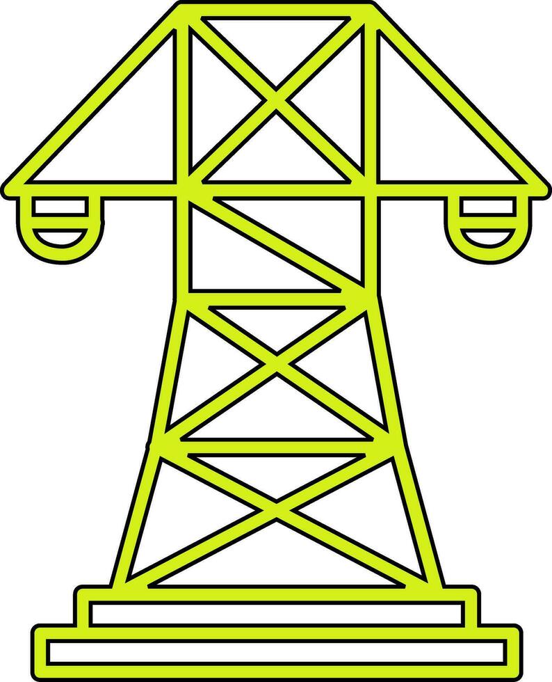 ícone de vetor de torre