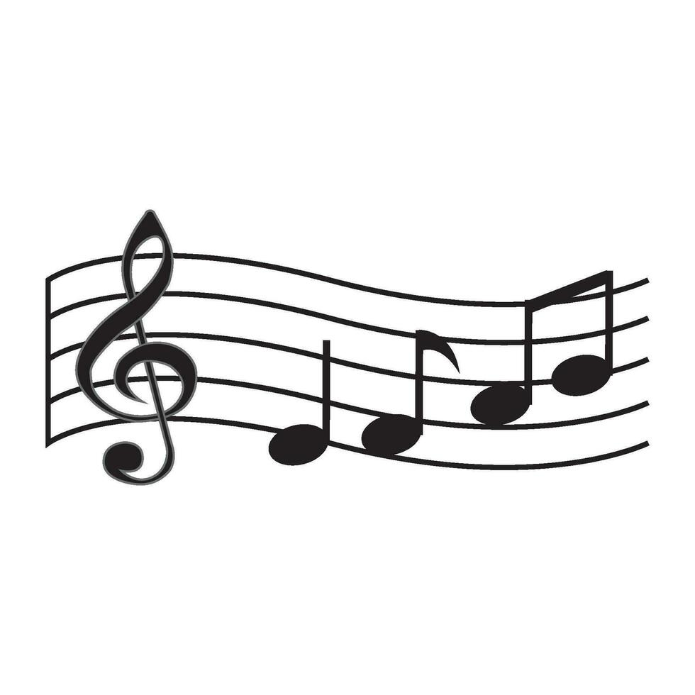 musical Nota ícone vetor