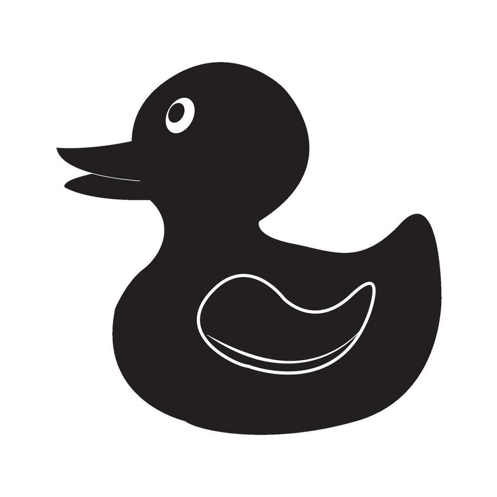 modelo de design de vetor de logotipo de ícone de pato