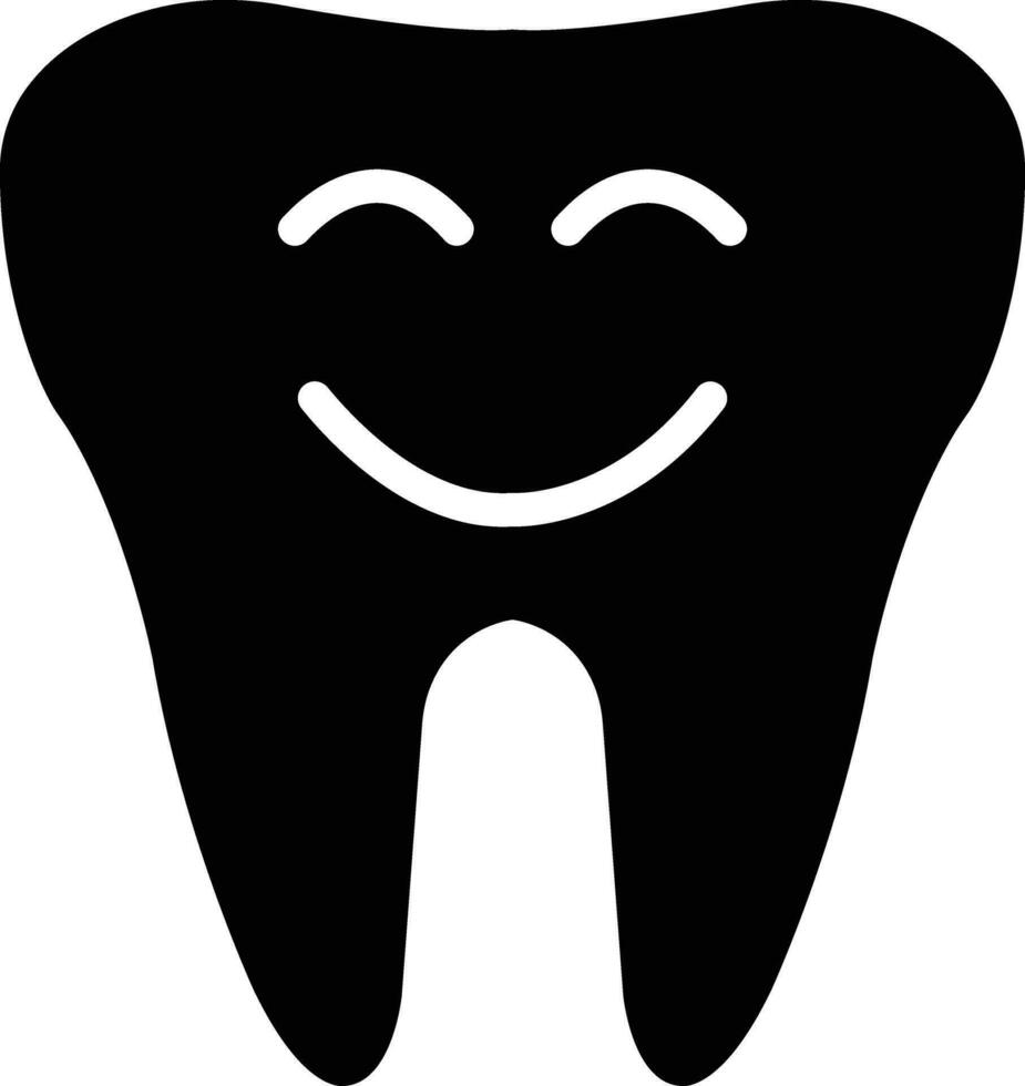 dente ícone dentro plano estilo. isolado em humano dente silhueta, dental clínica seguro tratamento símbolo. dentista logótipo modelo vetor para aplicativos, rede