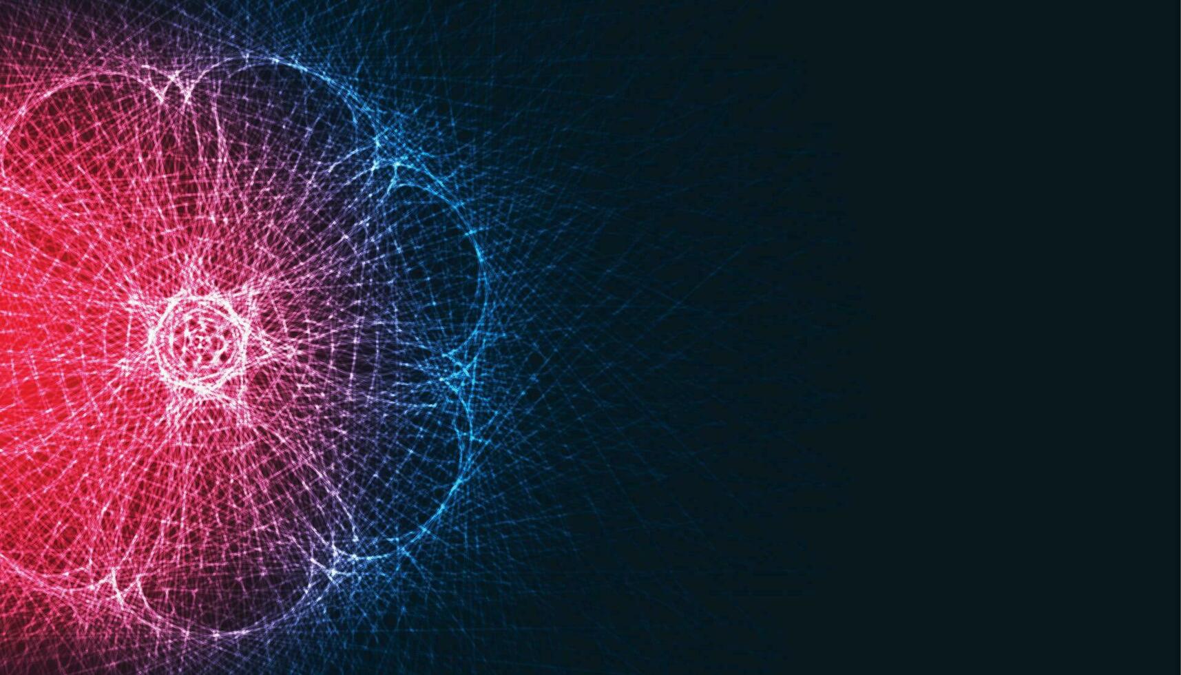 abstrato fractal brilhando tecnologia linhas fundo vetor