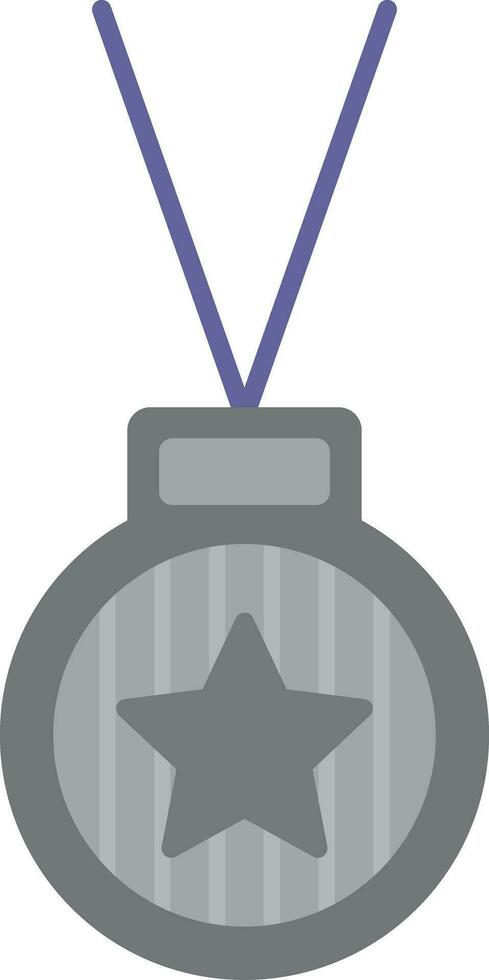 ícone plano de medalha vetor