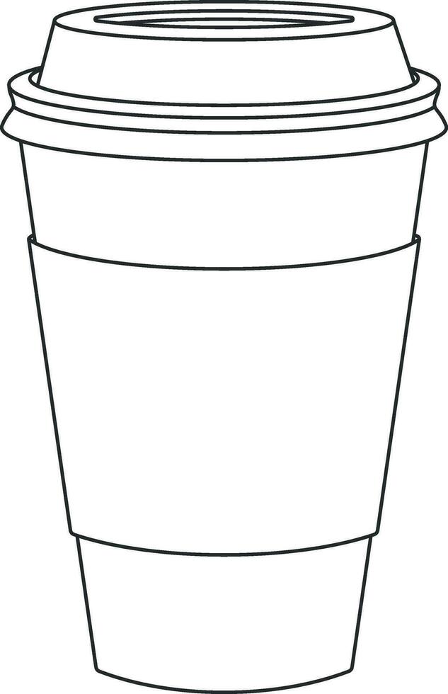 ilustração da xícara de café vetor