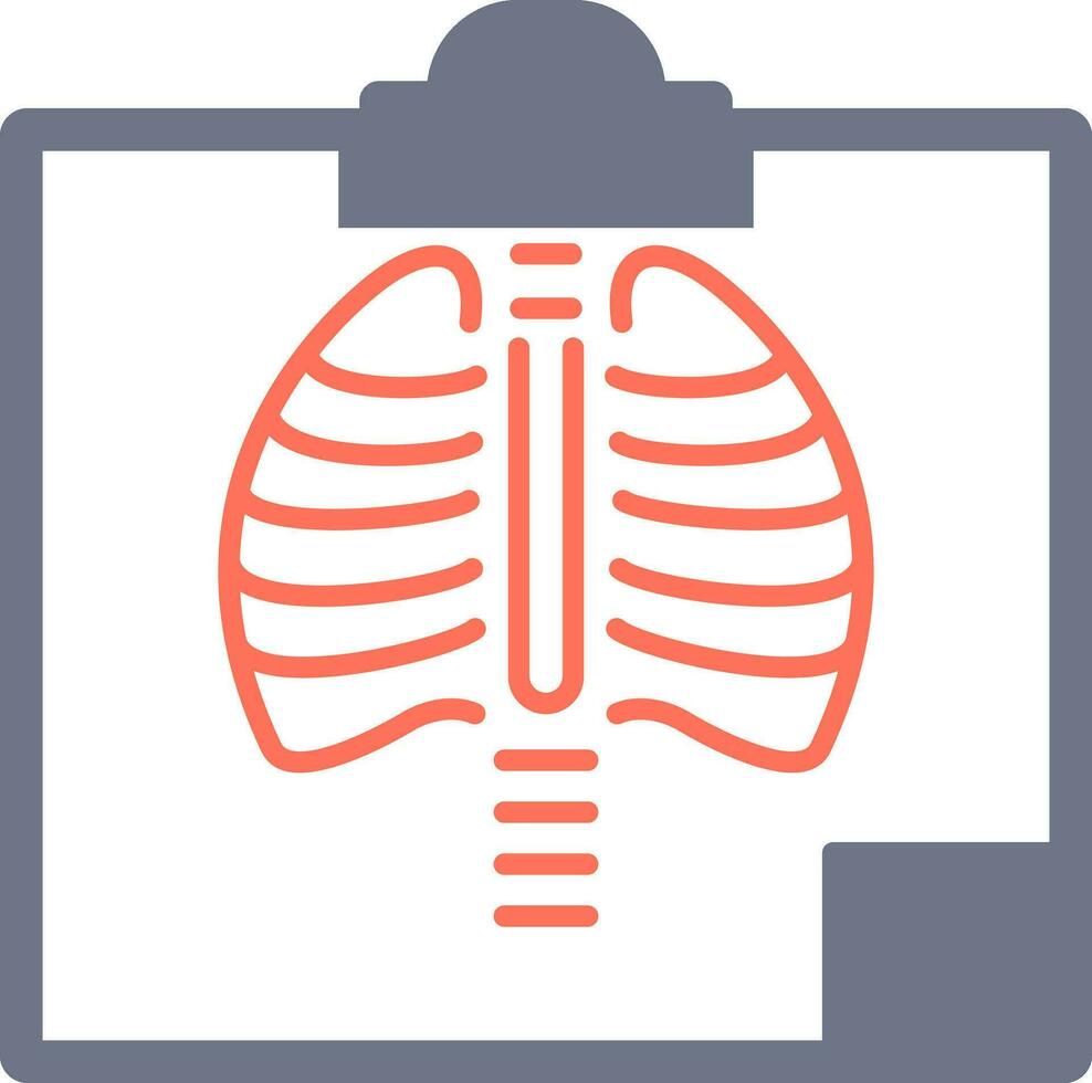 radiologia plano ícone vetor