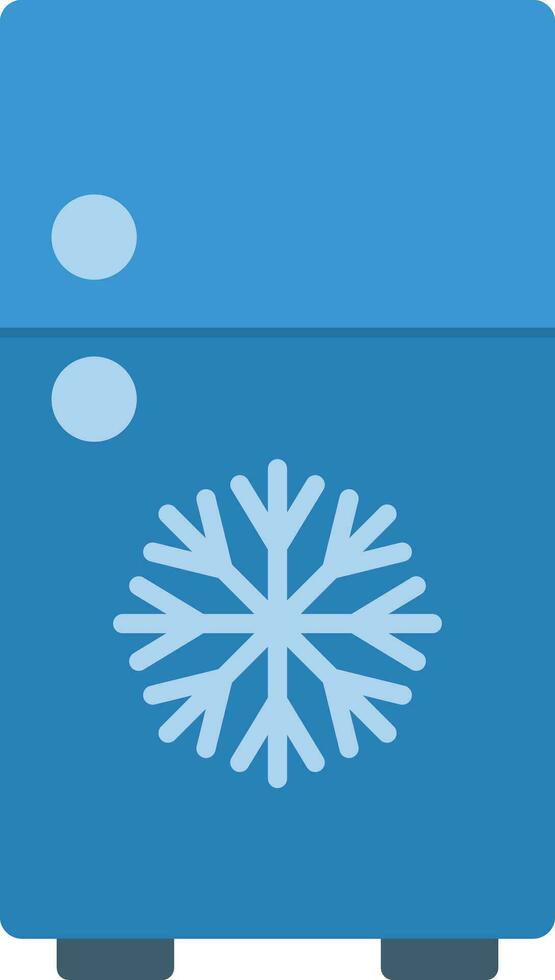 ícone plano de geladeira vetor