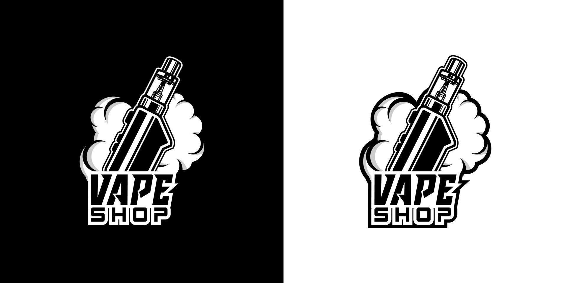 vetor de logotipo vape