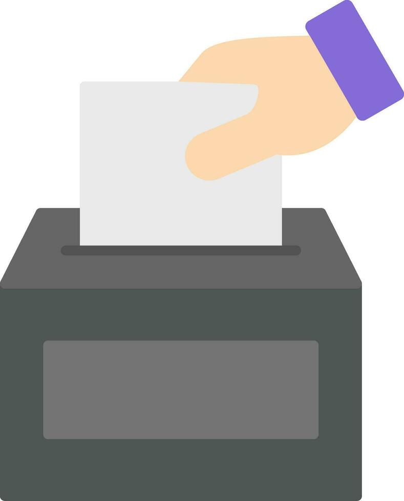 ícone plano de votação vetor