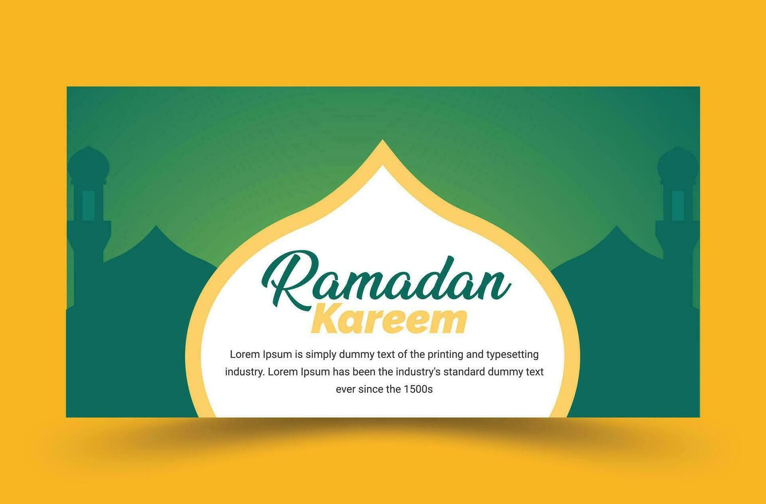 Ramadã venda bandeira modelo Projeto islâmico Ramadã celebração vetor