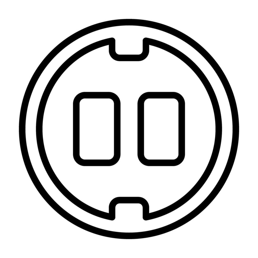 ícone de vetor de soquete