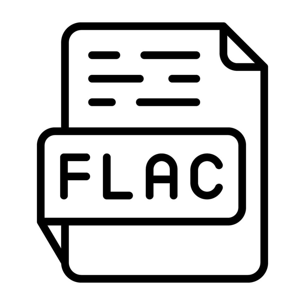 flac vetor ícone