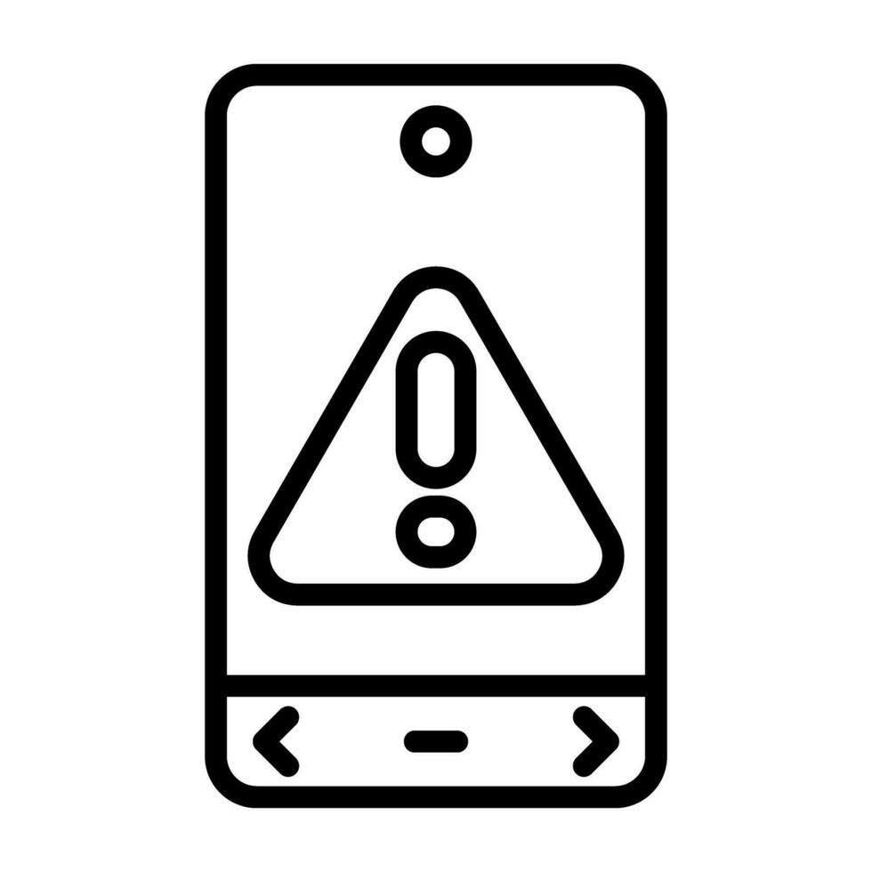 ícone de vetor de alerta