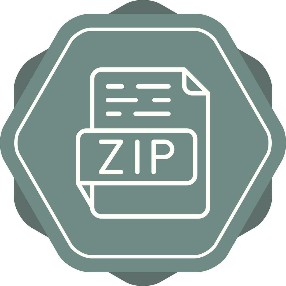 ícone de vetor zip