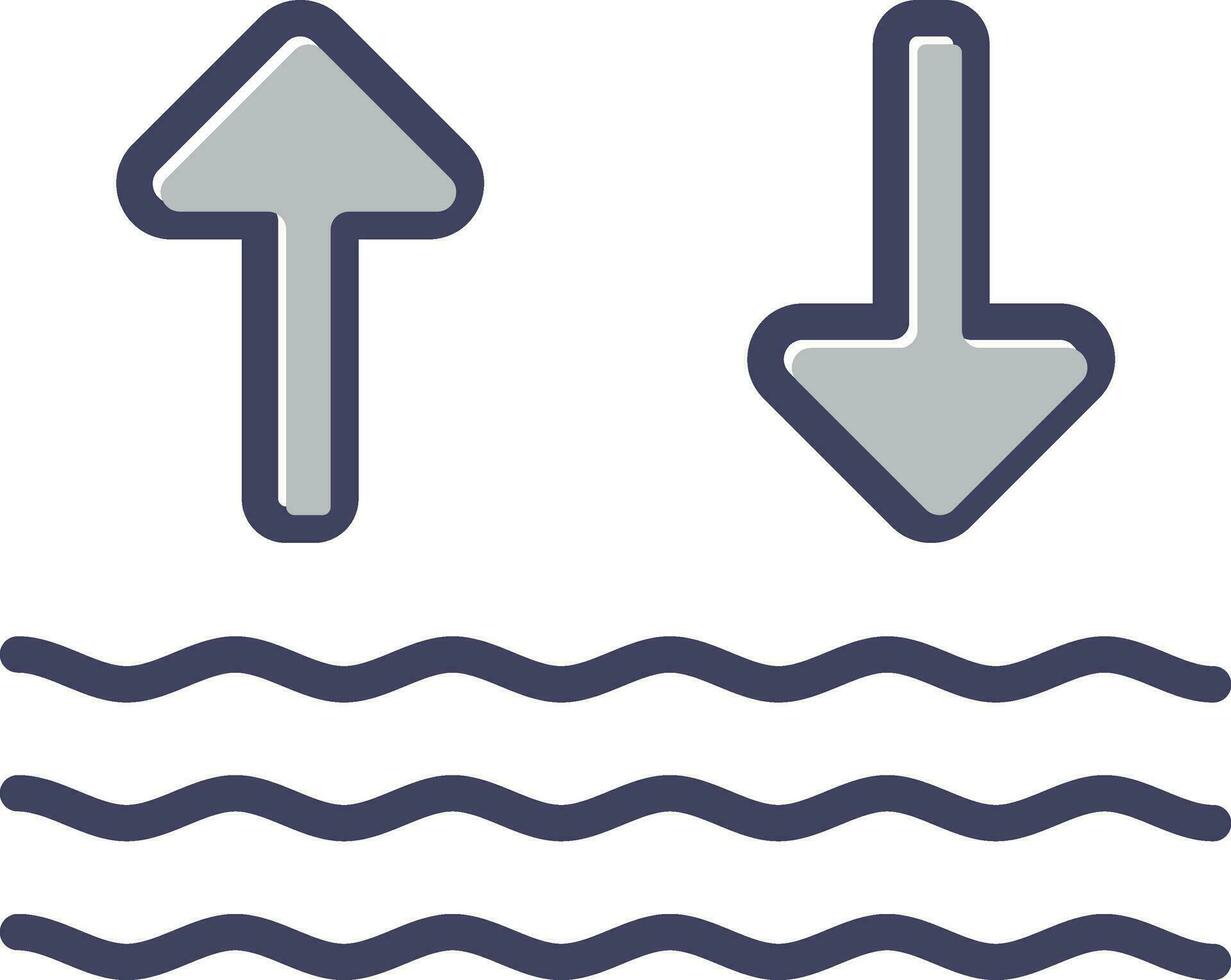 ícone de vetor de ondas