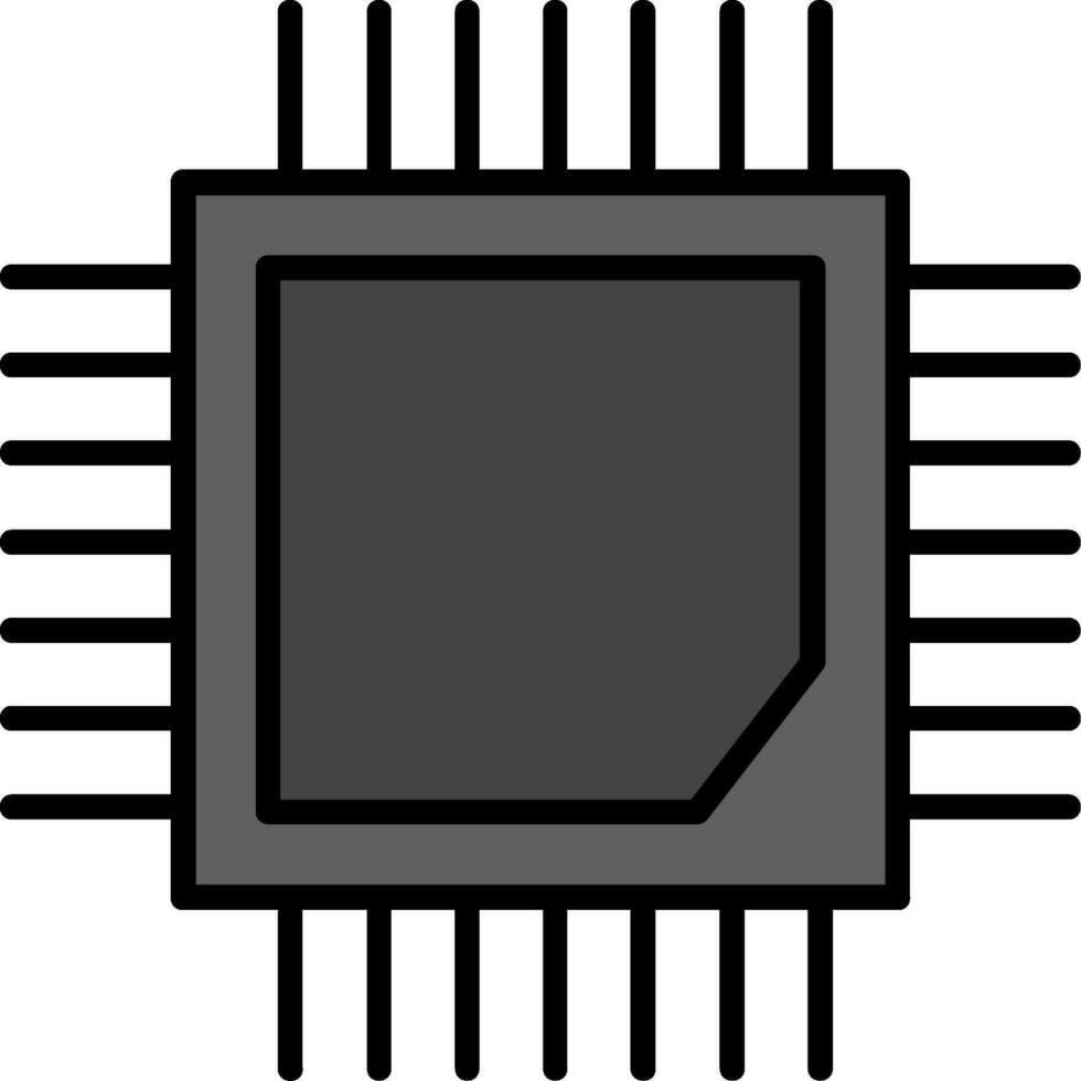 ícone de vetor de CPU