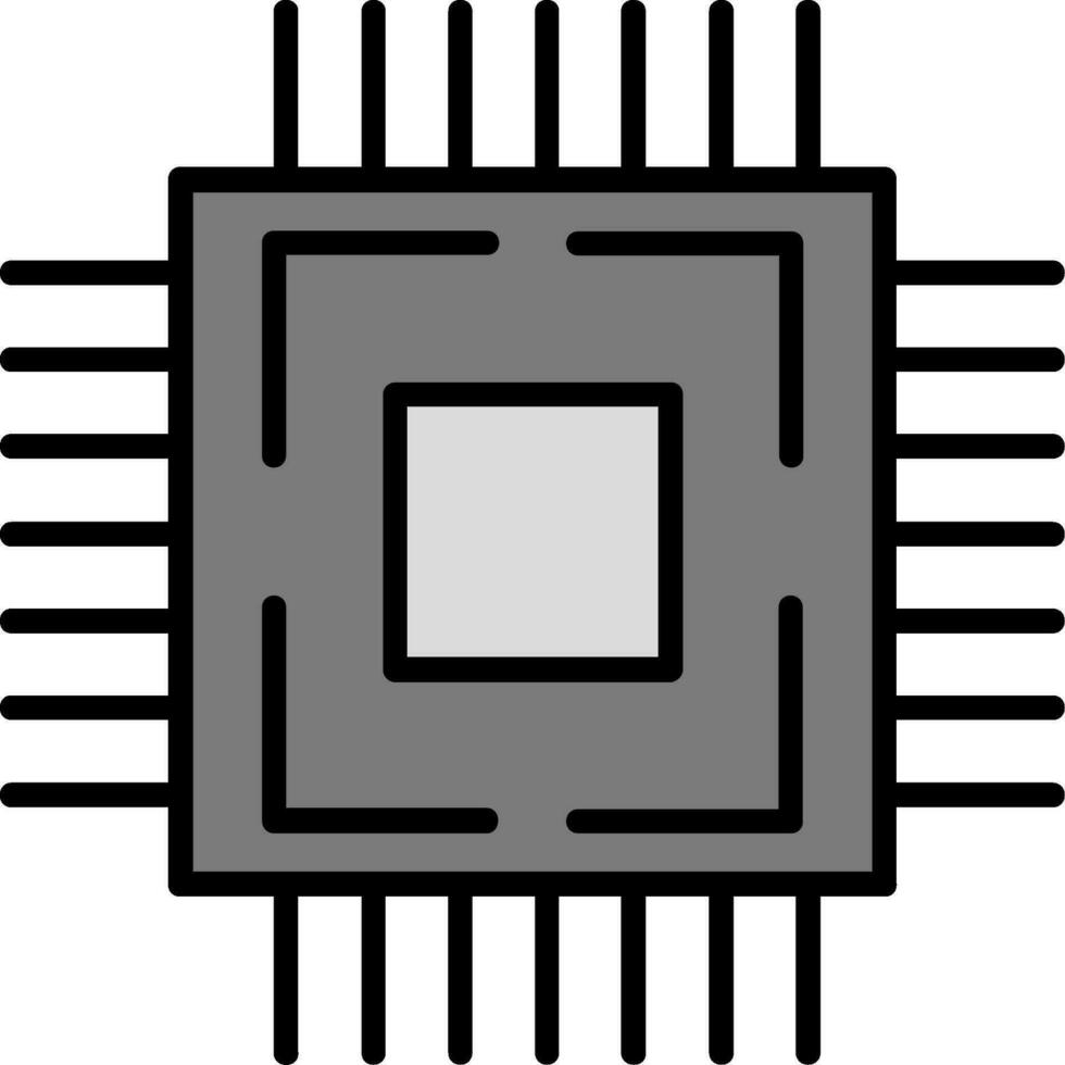 ícone de vetor de processador