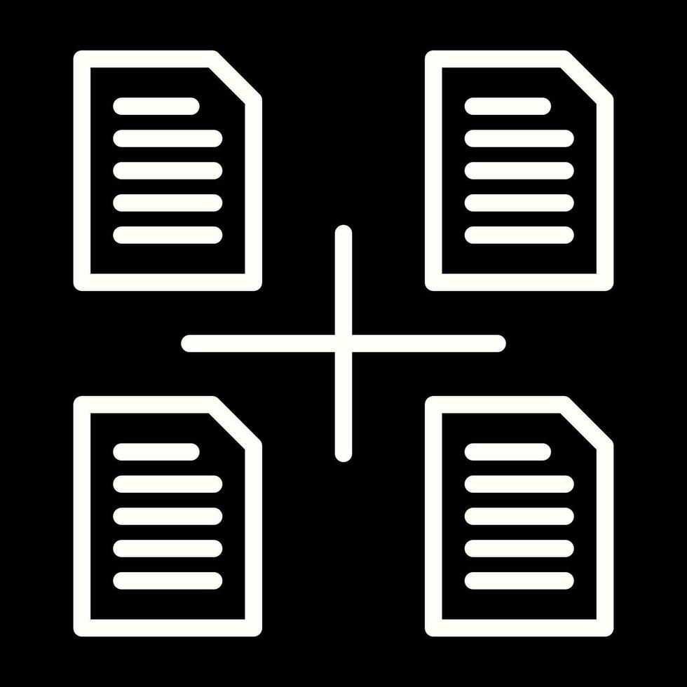ícone de vetor de gerenciamento de arquivos