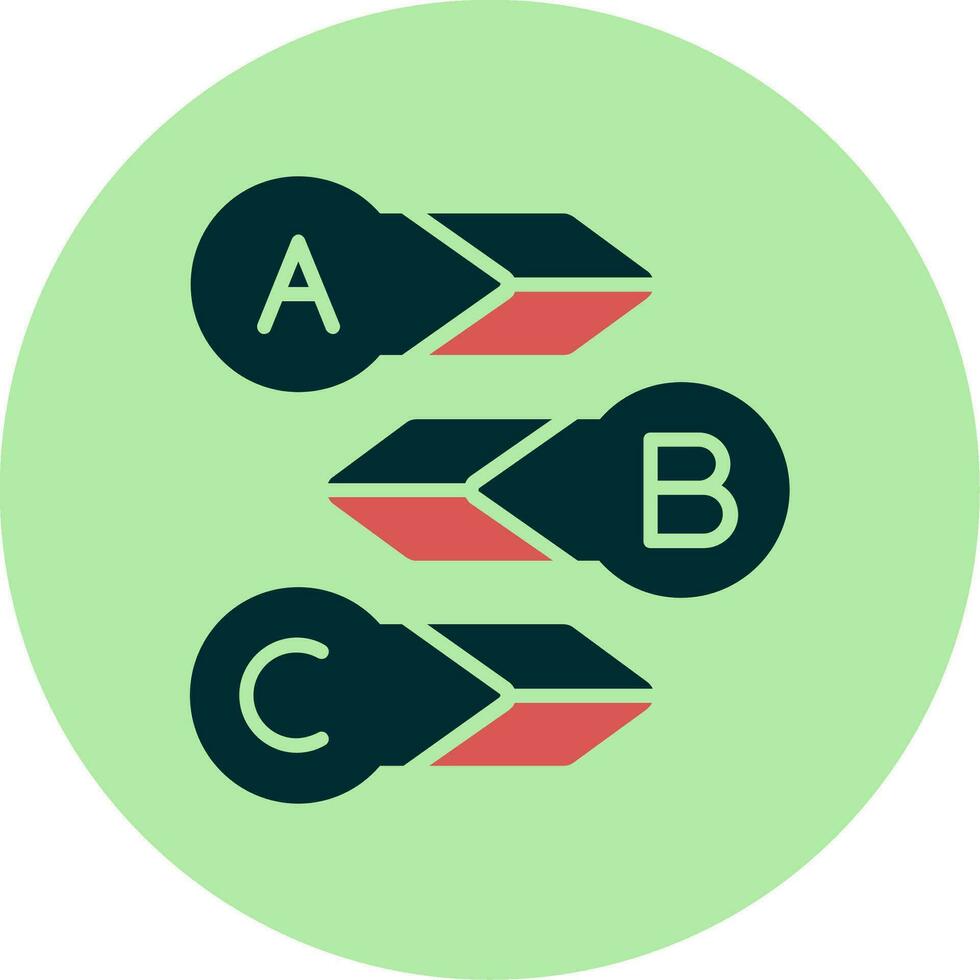 ícone de vetor de diagrama