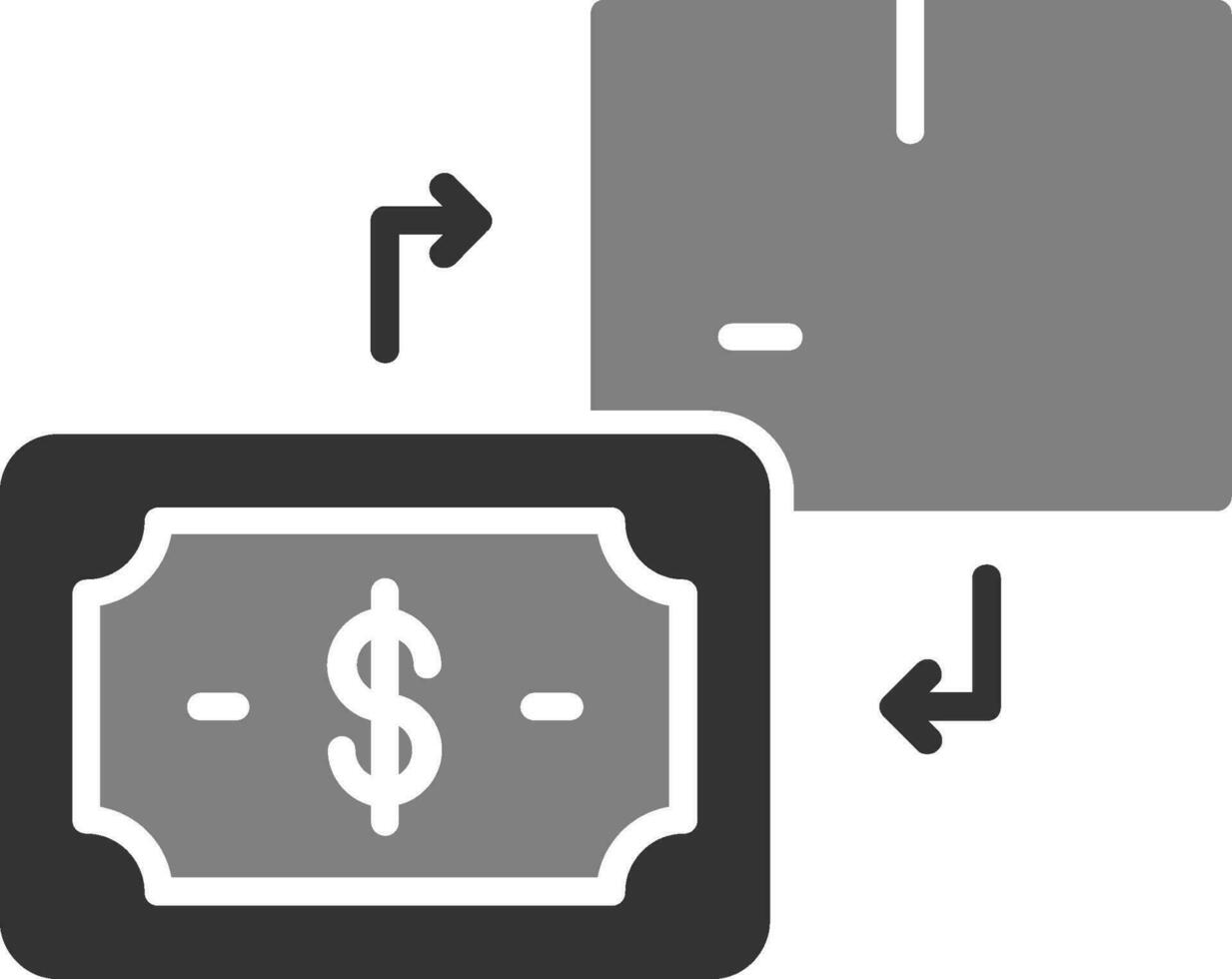 dinheiro Forma de pagamento vetor ícone