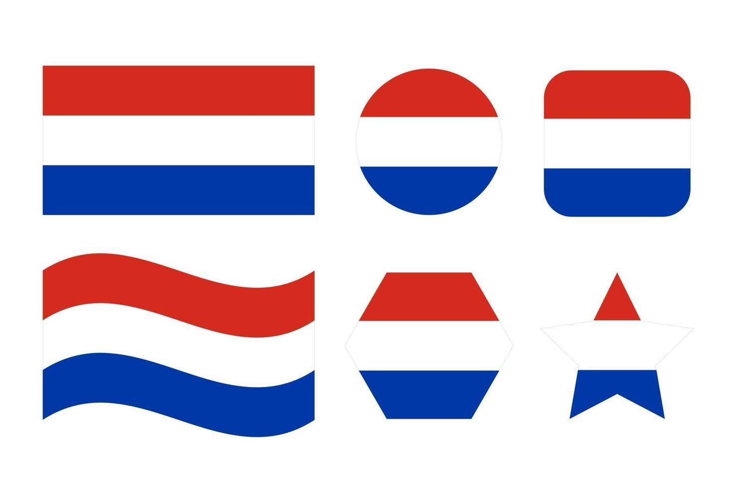 ilustração simples da bandeira do paraguai para o dia da independência ou eleição vetor