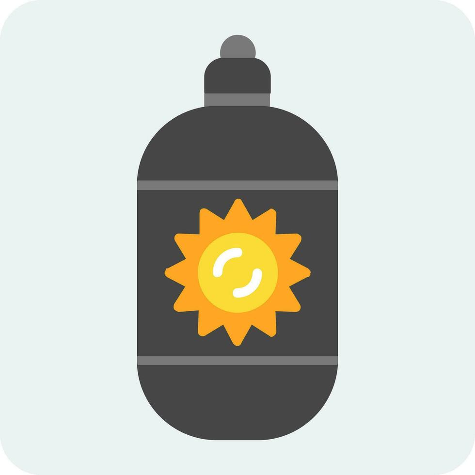ícone de vetor de creme solar