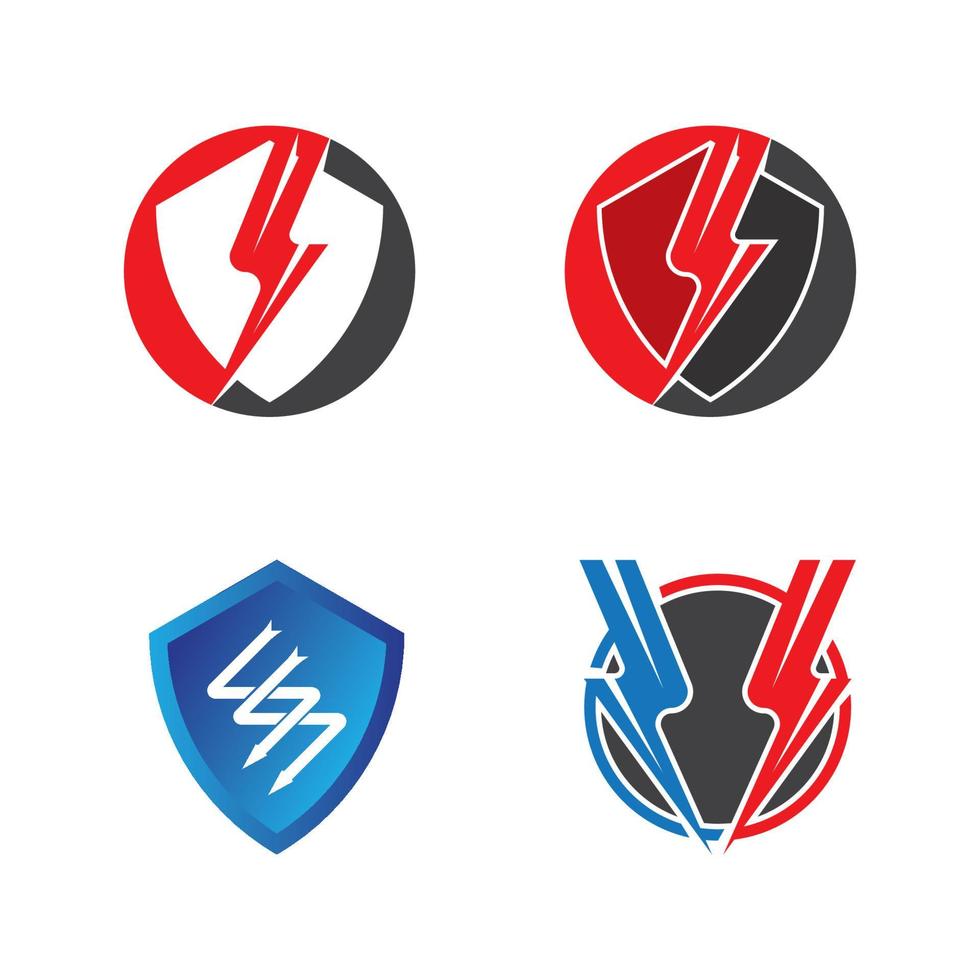 modelo de logotipo flash thunderbolt vetor