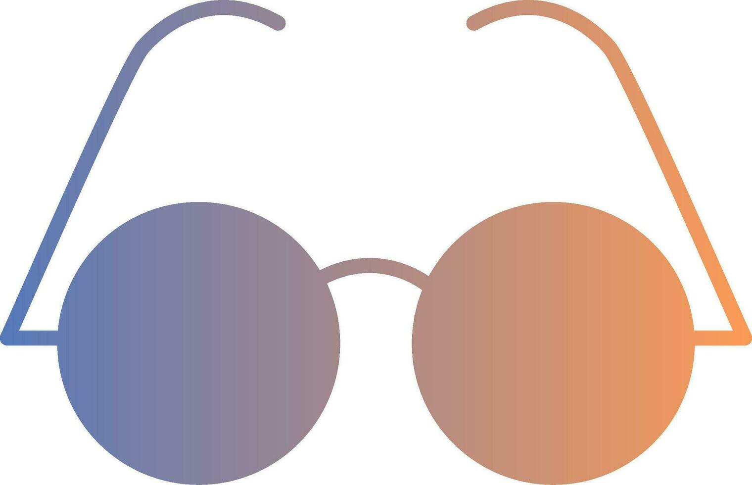 ícone de gradiente de óculos vetor
