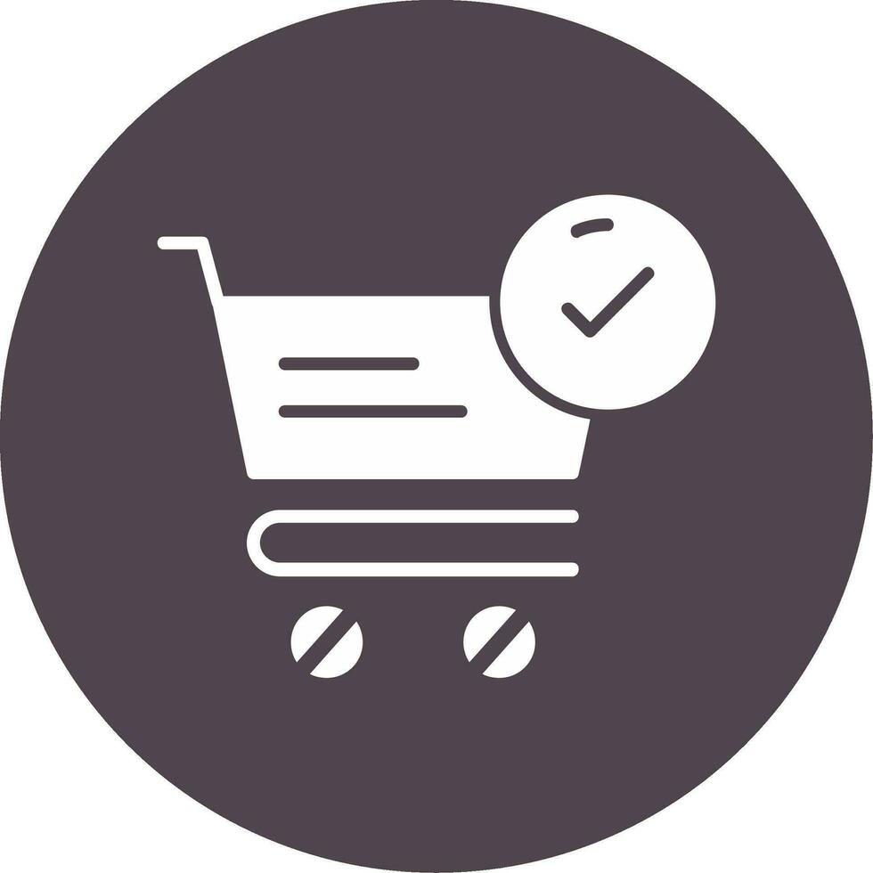 ícone de vetor de checkout