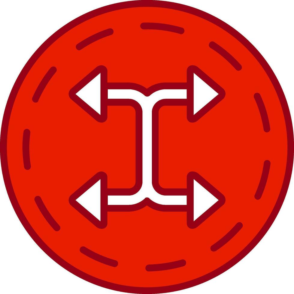 Cruz símbolo vetor ícone