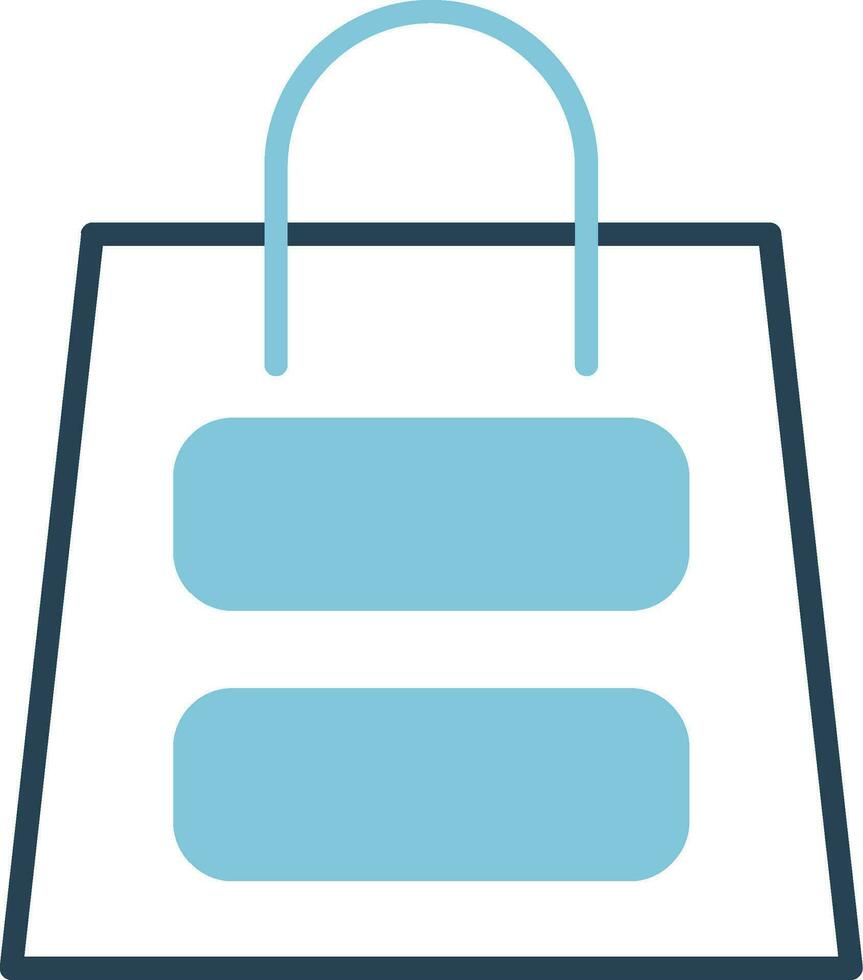 ícone de vetor de sacola de compras