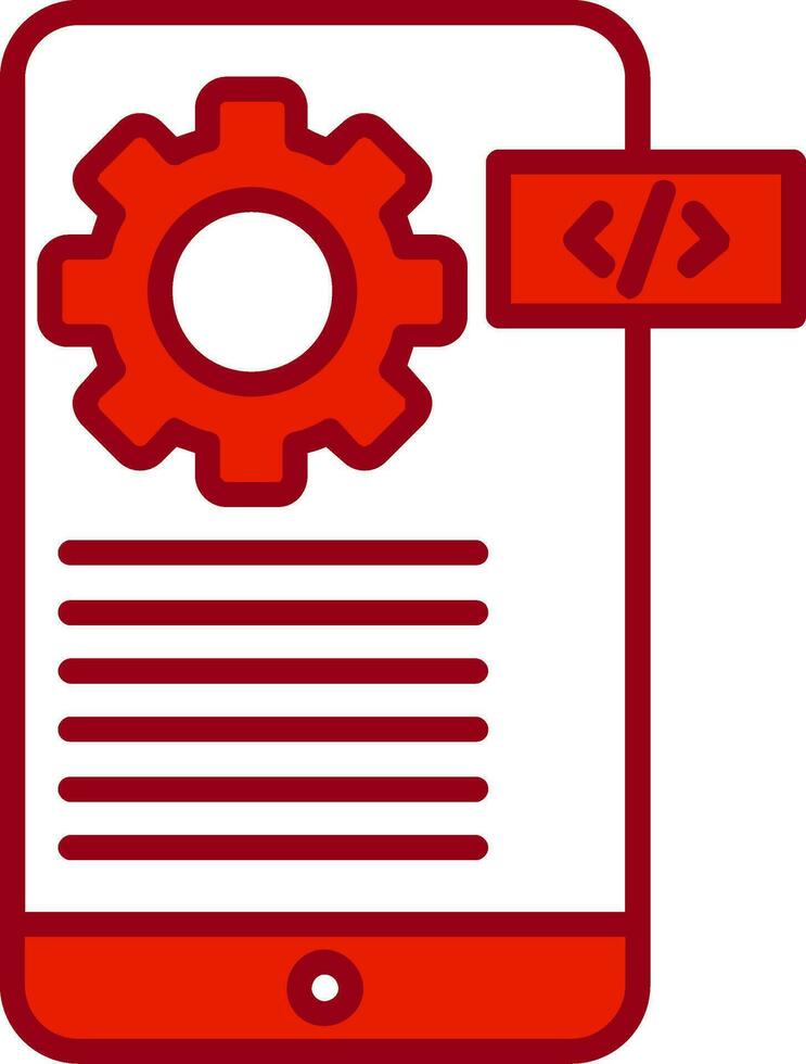 ícone de vetor de codificação