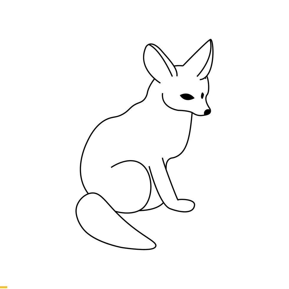 modelo de logotipo wolf line art para negócios e empresas vetor