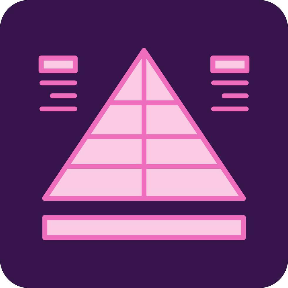 pirâmide vetor ícone