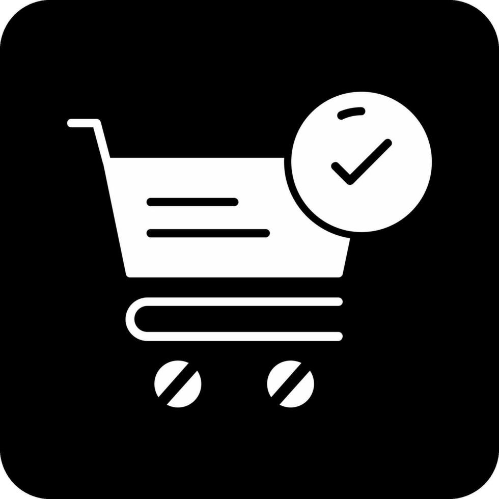 ícone de vetor de checkout