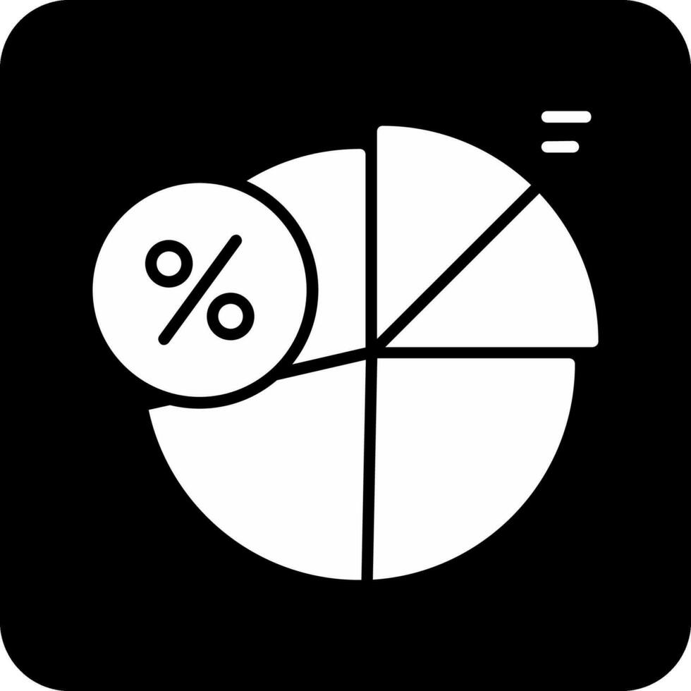 ícone de vetor de porcentagem