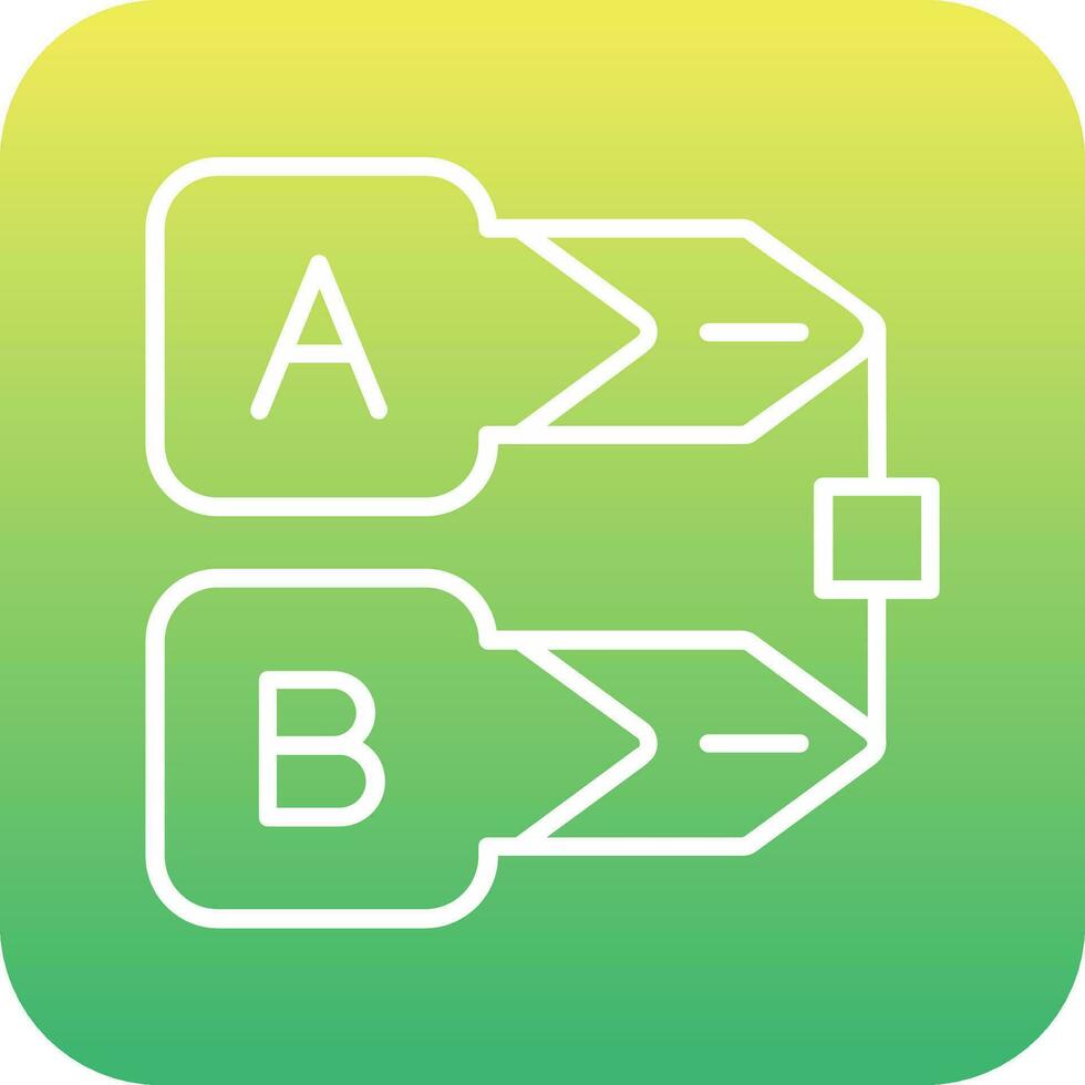 ícone de vetor de diagrama