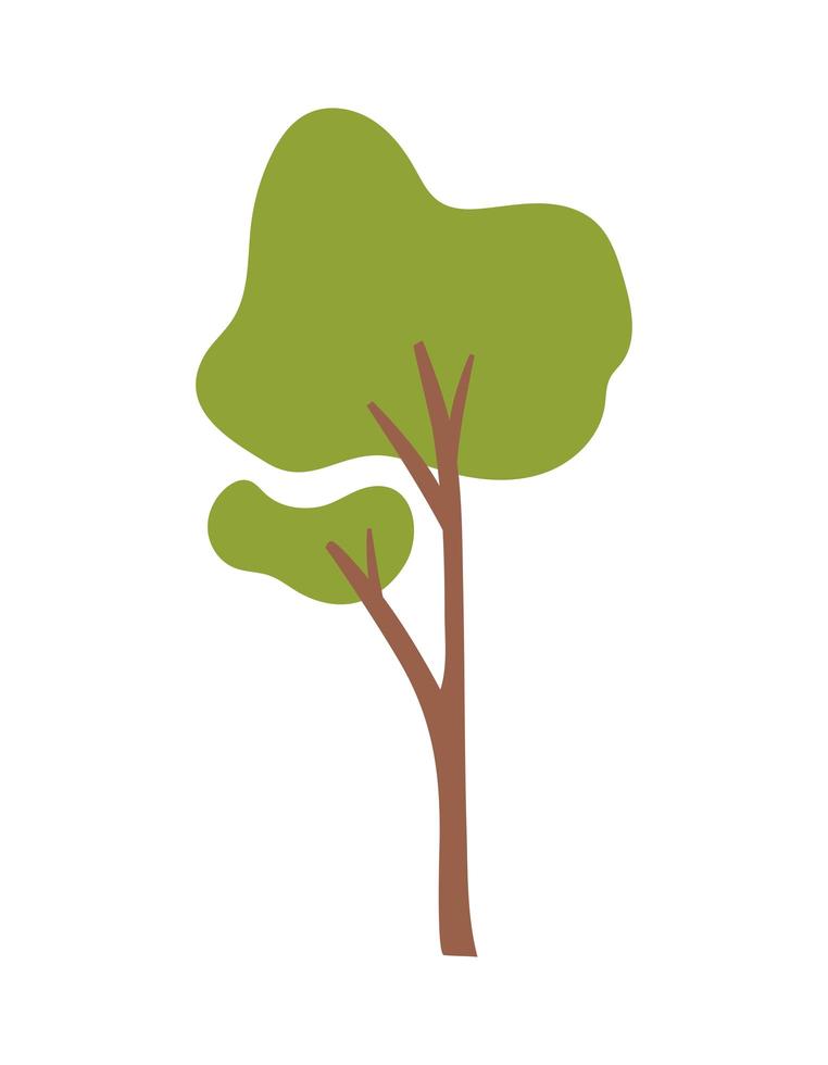 desenho de árvore verde vetor