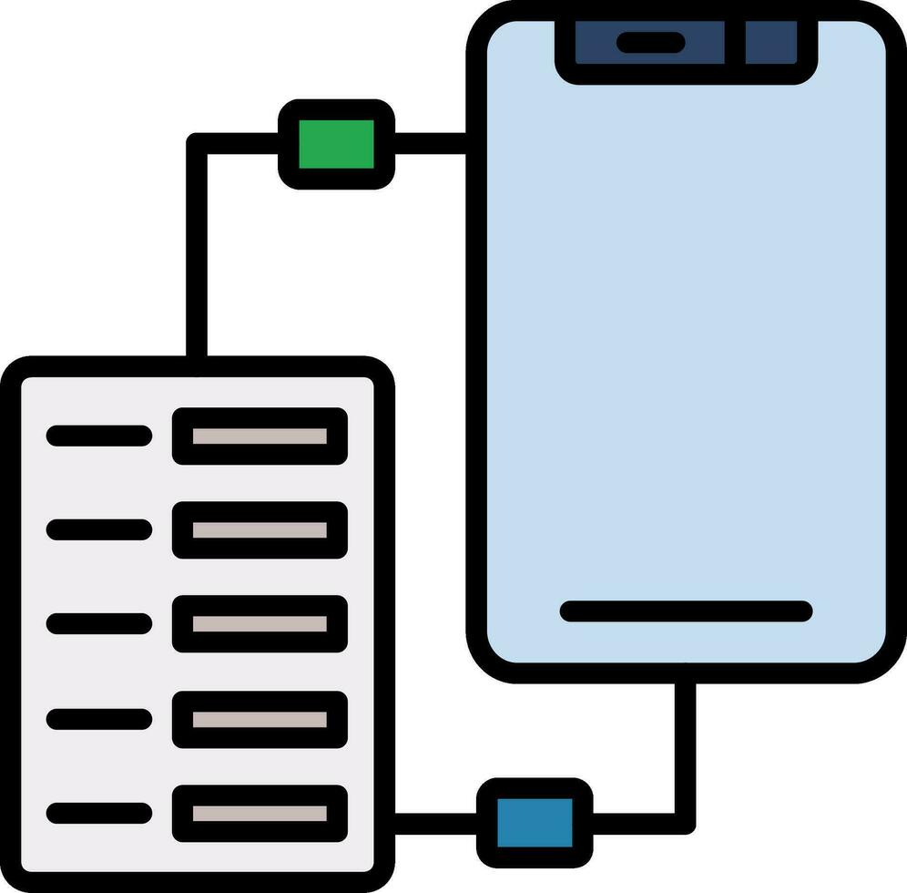 ícone de vetor de transferência de dados