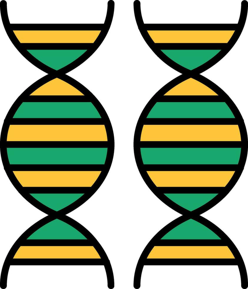 ícone de vetor de DNA