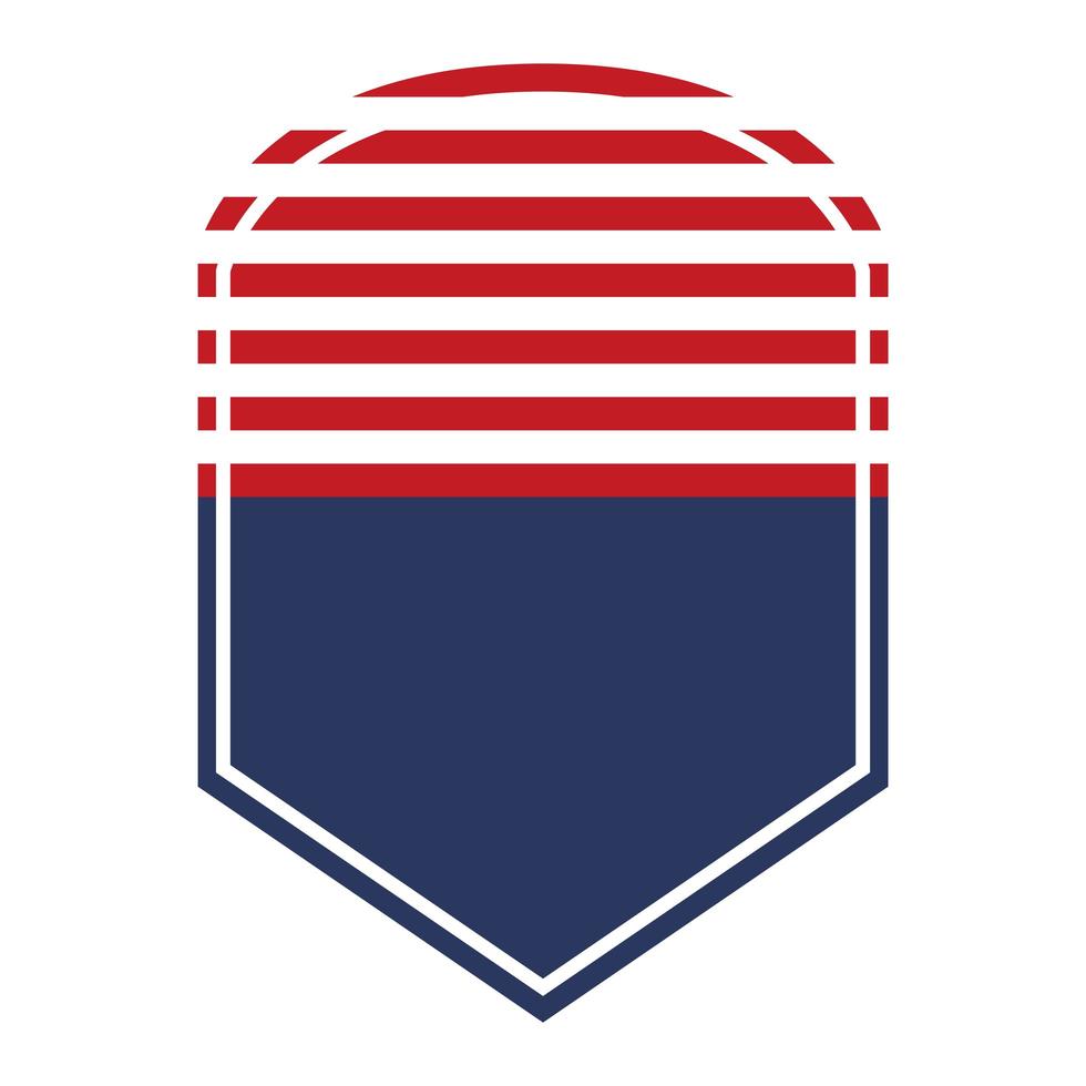 ícone do emblema dos EUA vetor