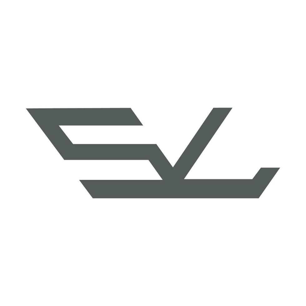 inicial sl carta logotipo vetor modelo Projeto. ligado carta ls logotipo Projeto. simples sl vetor modelo.
