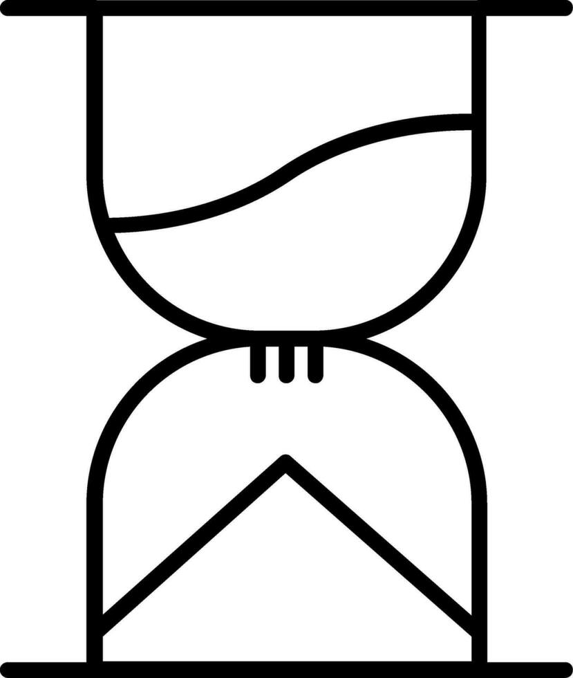 ícone de vetor de ampulheta