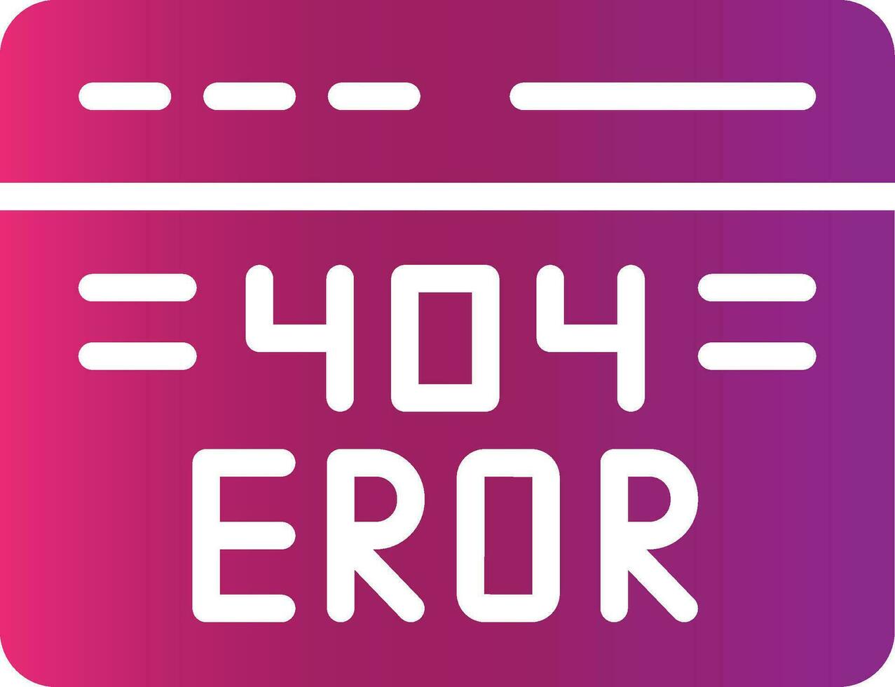 design de ícone criativo de erro 404 vetor