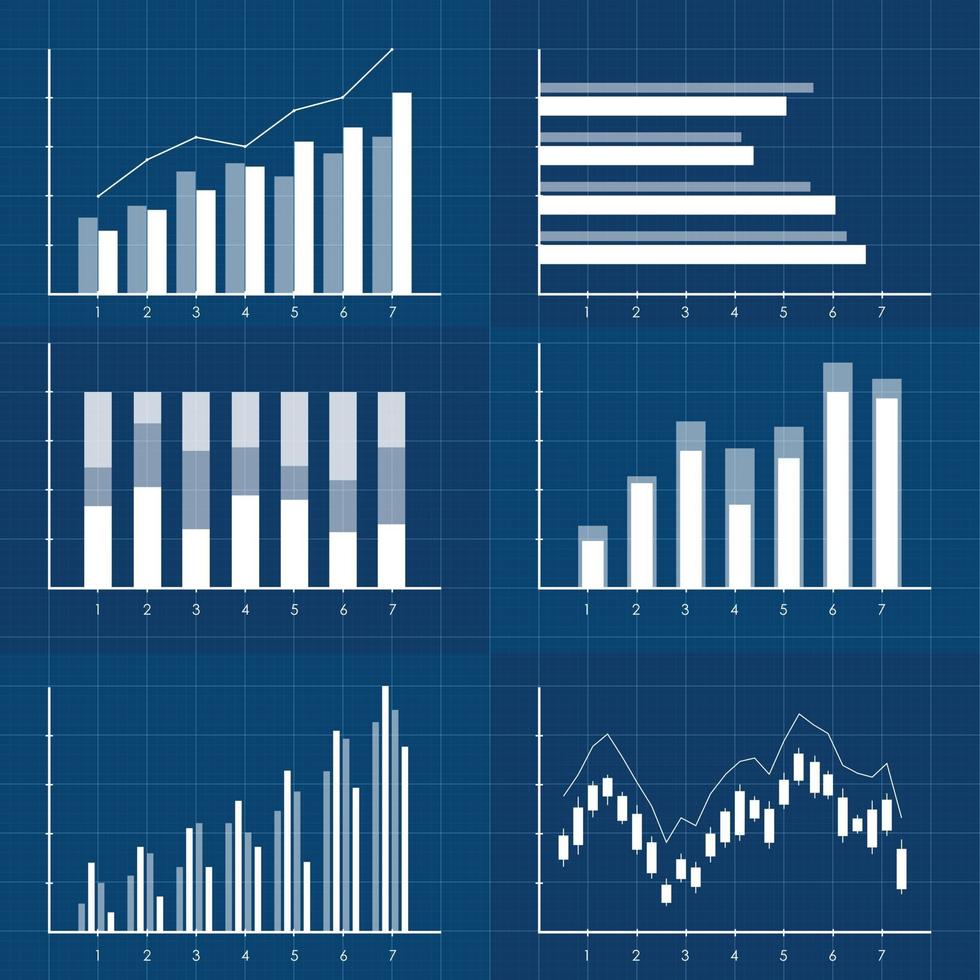 função quadrática no sistema de coordenadas. gráfico de linha na grade. vetor