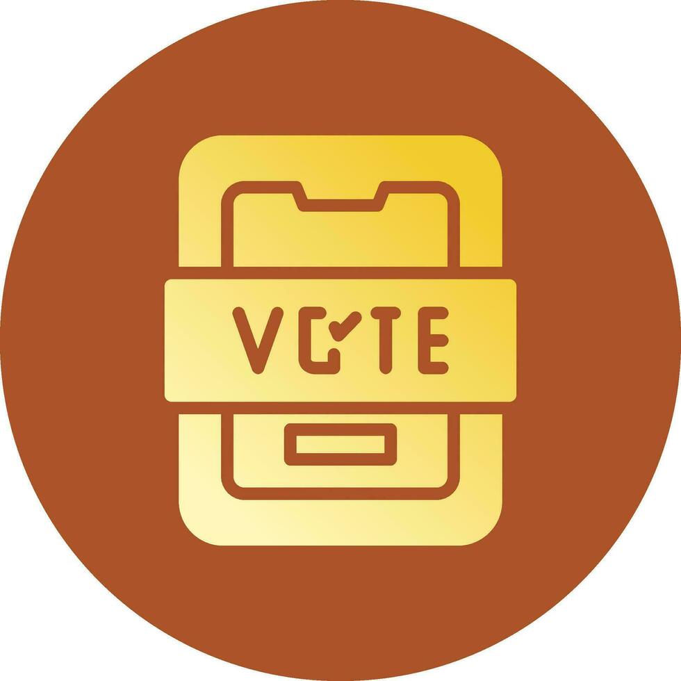 votar design de ícone criativo vetor