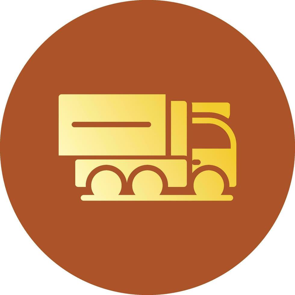 design de ícone criativo de caminhão de carga vetor