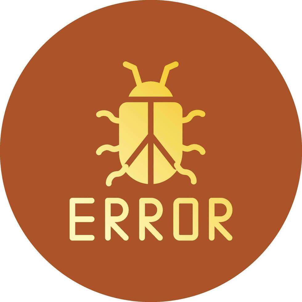 design de ícone criativo de bug vetor