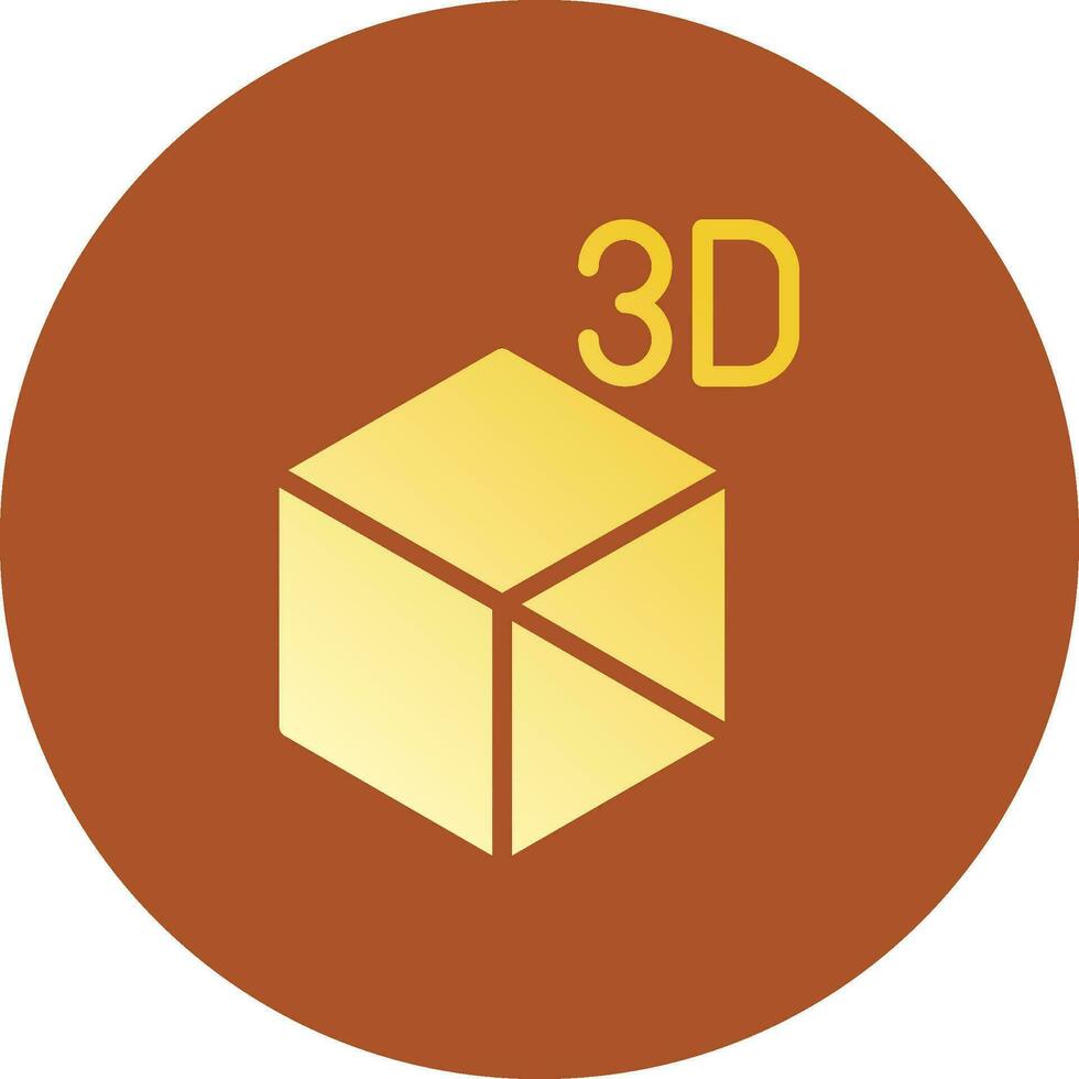 3d objeto criativo ícone Projeto vetor